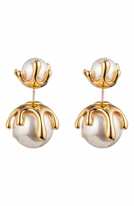 EYE CANDY LOS ANGELES Lucia Imitation Pearl Drop Earrings