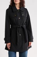 London Fog Hooded Trench Coat