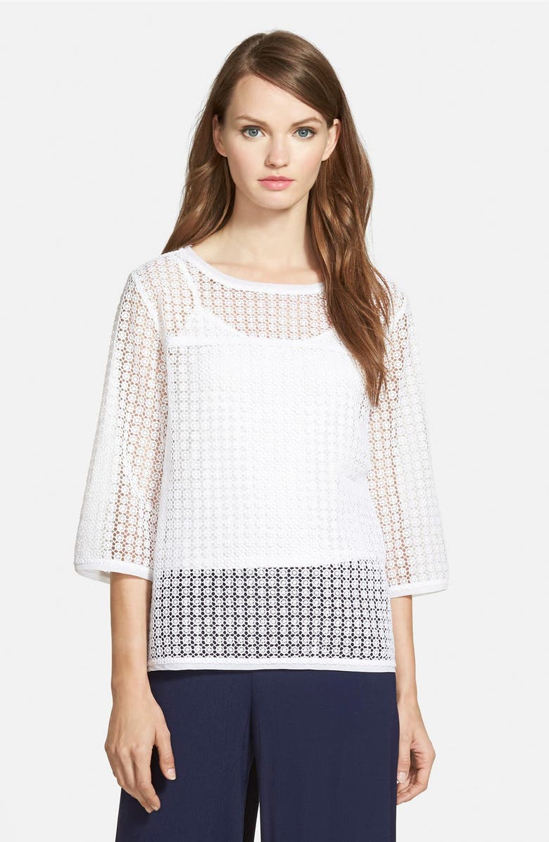 Chelsea28 Crochet Top, Alternate, color,