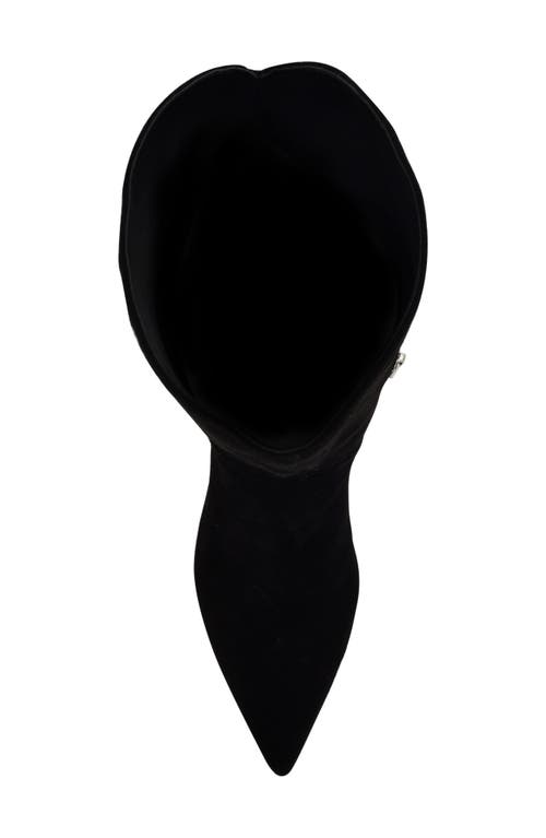 Guess Yania Pointed Toe Boot In Black