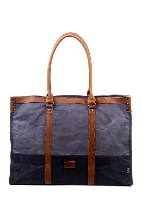 Stone Creek Waxed Canvas Tote Bag