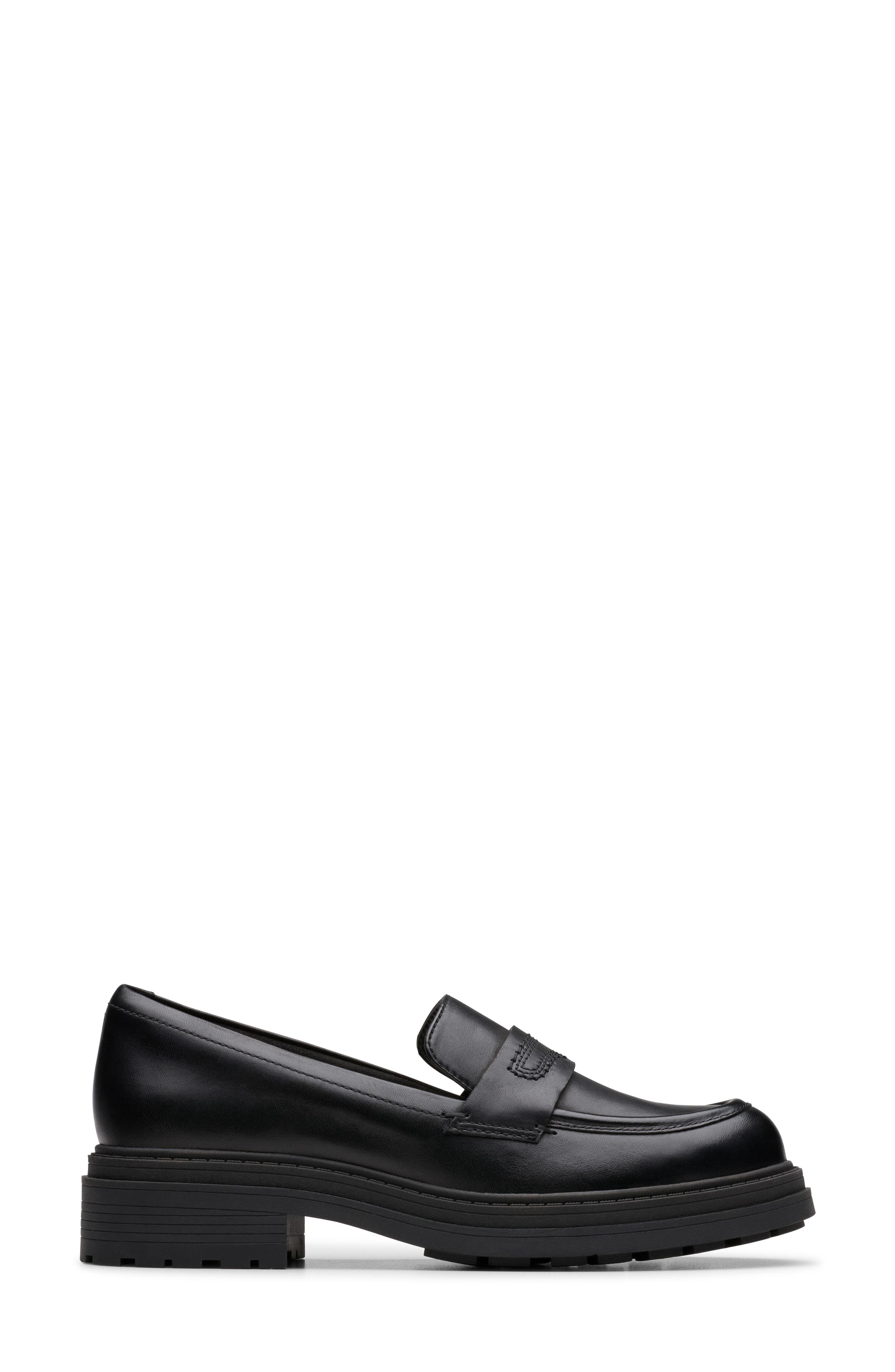 Clarks<sup>®</sup> Orinoco Edge Loafer, Alternate, color, Black Leather
