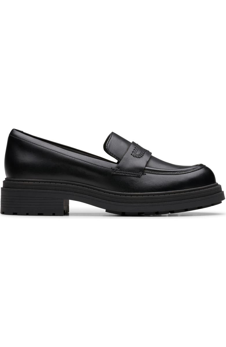 Clarks<sup>®</sup> Orinoco Edge Loafer, Alternate, color, Black Leather