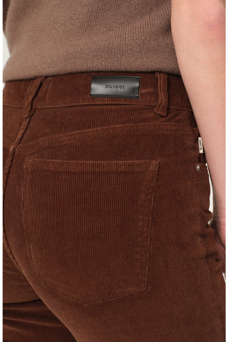 Bridget Bootcut High Rise Instasculpt Corduroy Jeans, Alternate, color, WALNUT