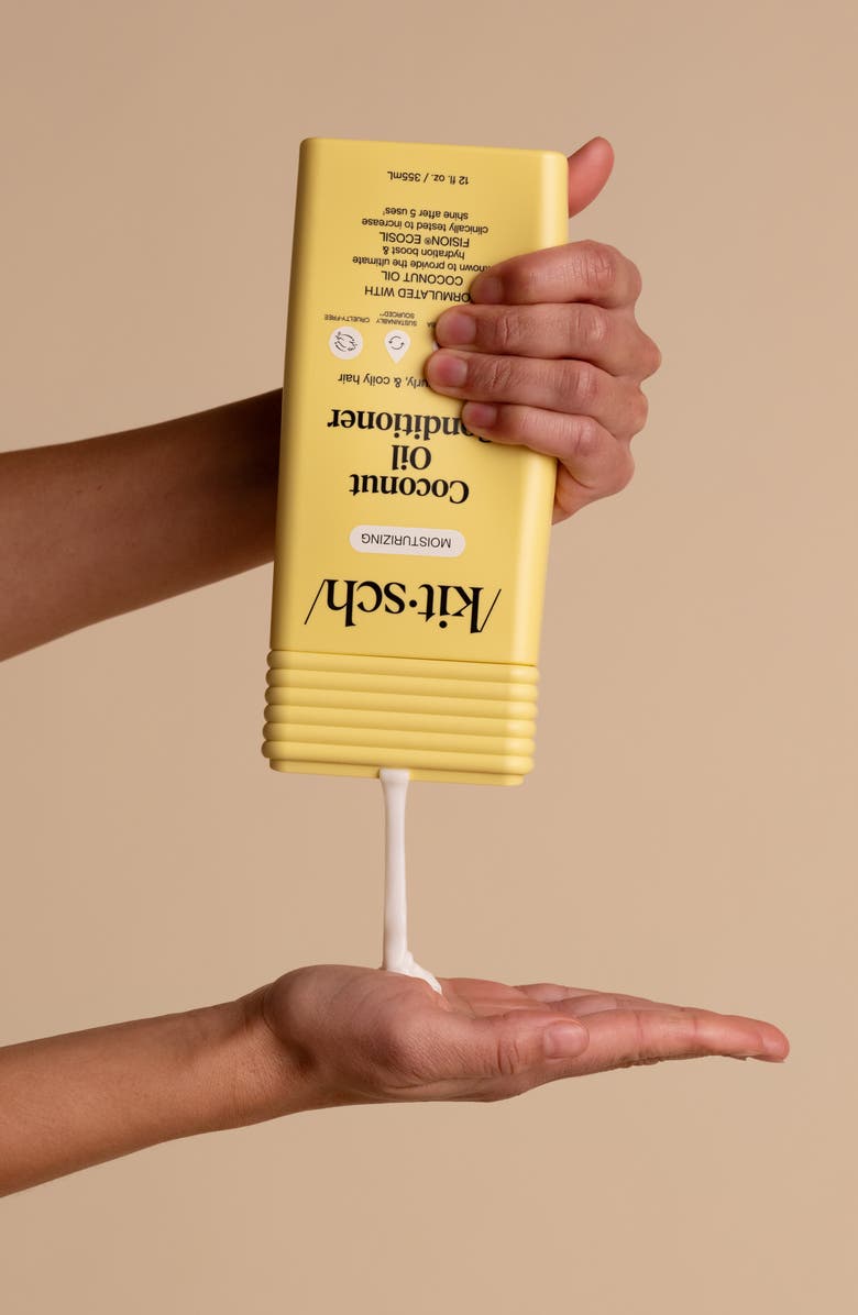 Kitsch Coconut Oil Conditioner for Dry, Damaged Hair, Alternate, color, 