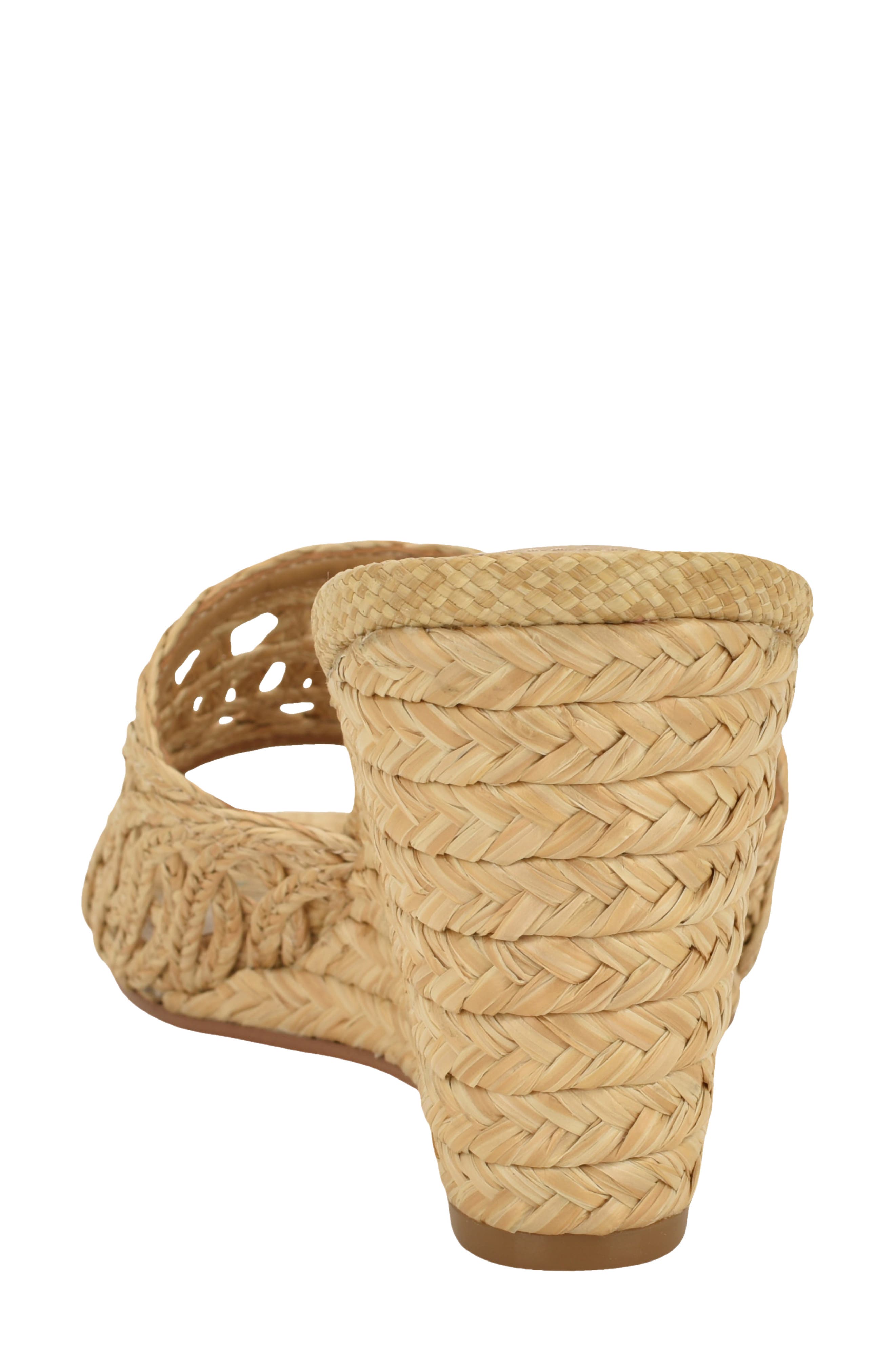Nimaa Wedge Sandal, Alternate, color, LIGHT NATURAL