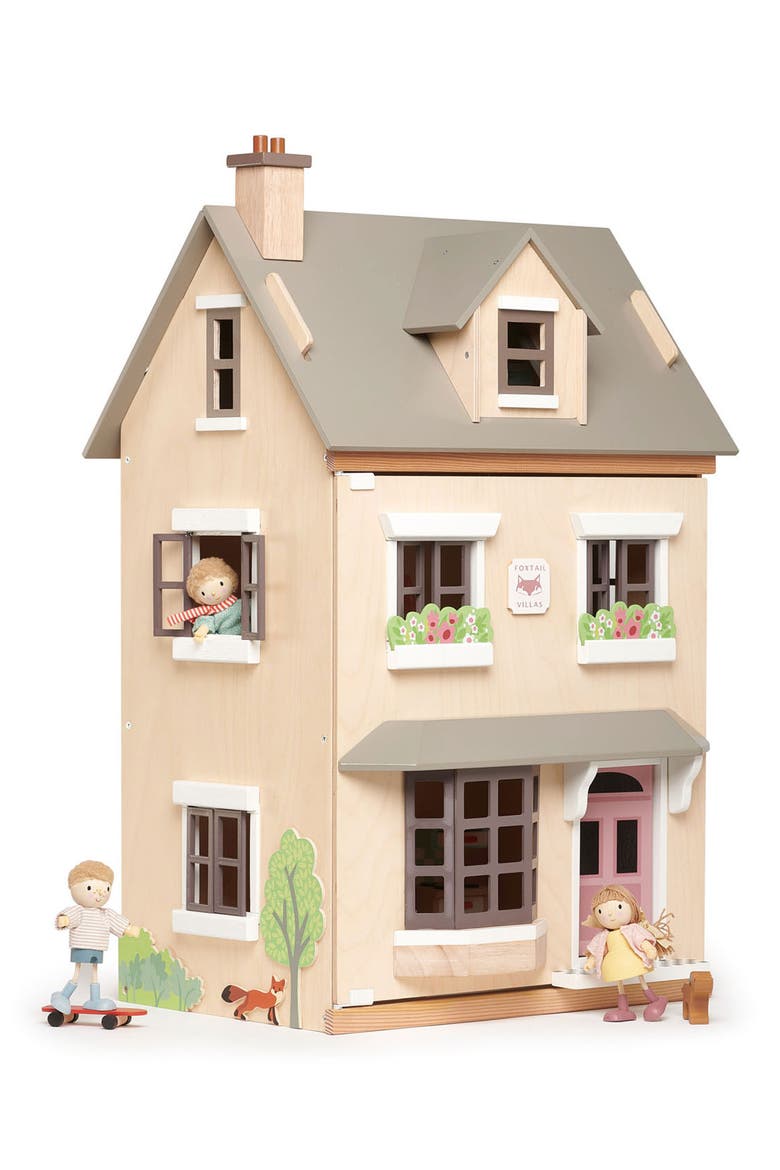 Foxtail Villa Dollhouse, Main, color, BEIGE