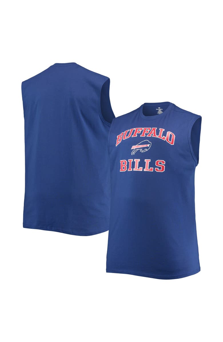 PROFILE Men's Royal Buffalo Bills Big & Tall Muscle Tank Top, Main, color, 