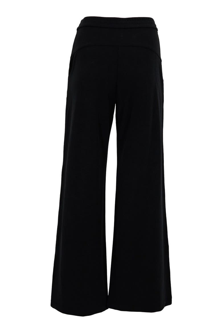 Womens Wide Leg Lounge Pant, Alternate, color, VERY BLACK