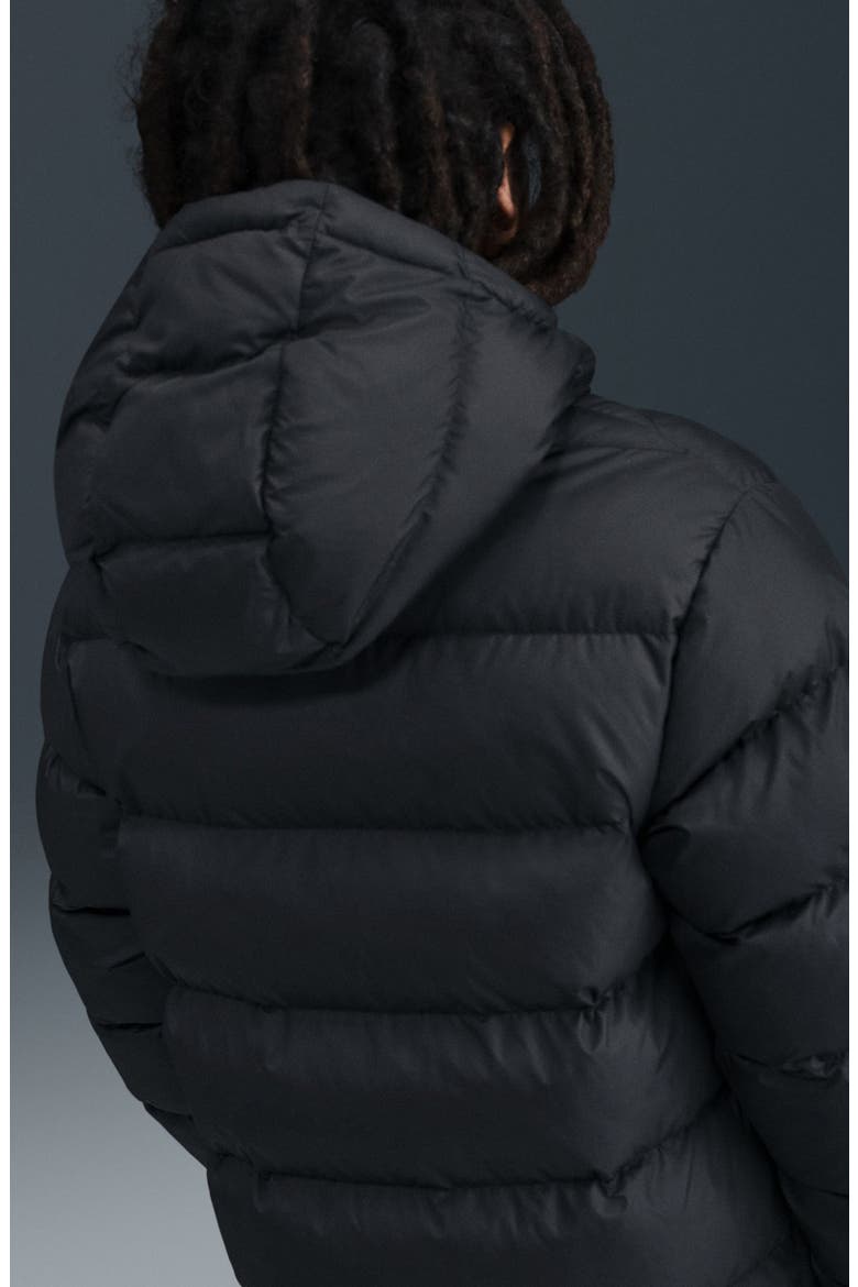 Kids' Sportswear All Day Play Therma-FIT® Puffer Parka, Alternate, color, BLACK/ WHITE