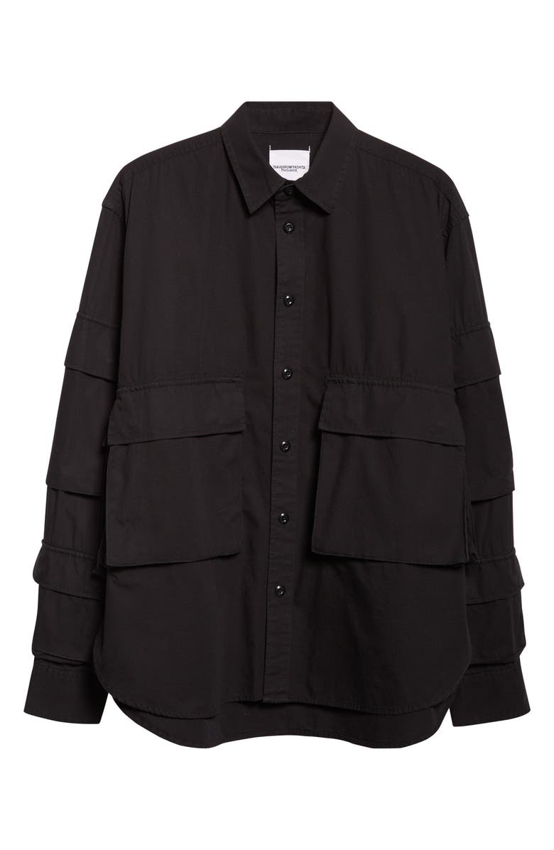 TAKAHIROMIYASHITA TheSoloist. B.D.U Shirt, Alternate, color, Black