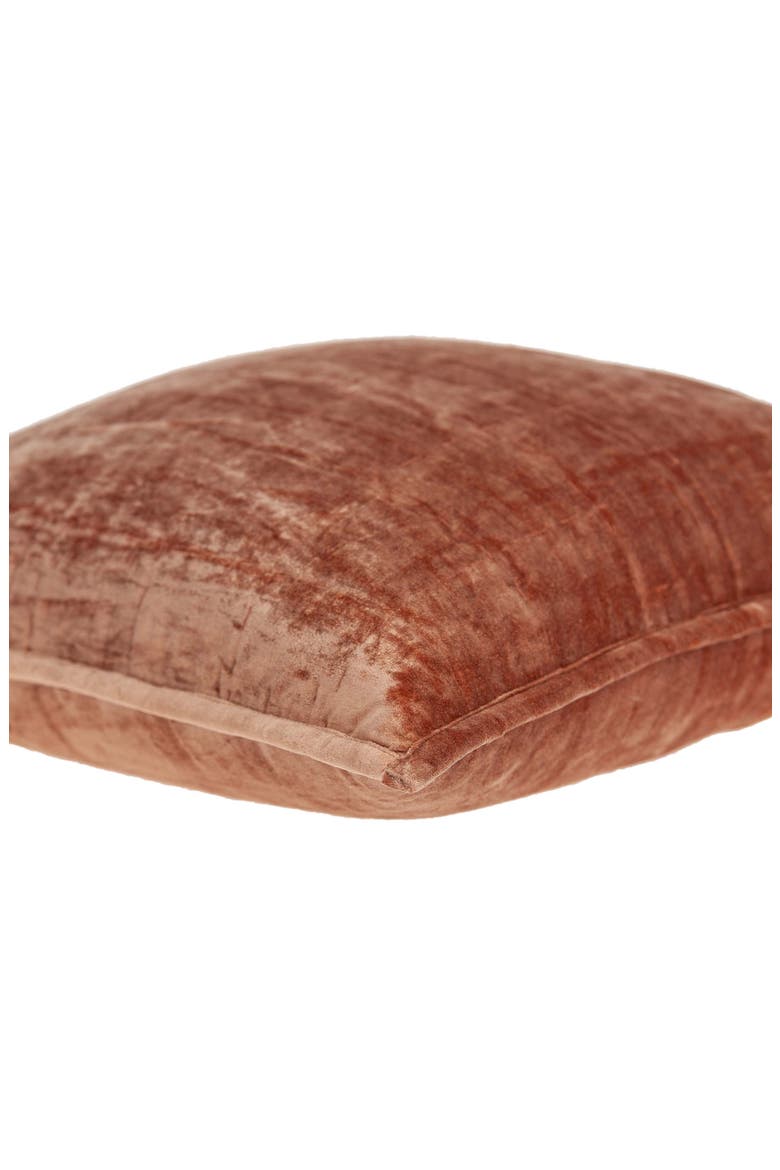 Delphi Square Transitional Throw Pillow, Alternate, color, ORANGE