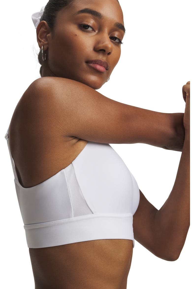 Infinity Mid 2.0 Sports Bra, Alternate, color, WHITE / / WHITE