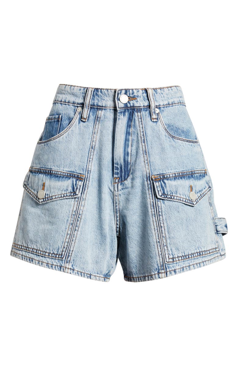 BLANKNYC Carpenter Cargo Denim Shorts, Alternate, color, 