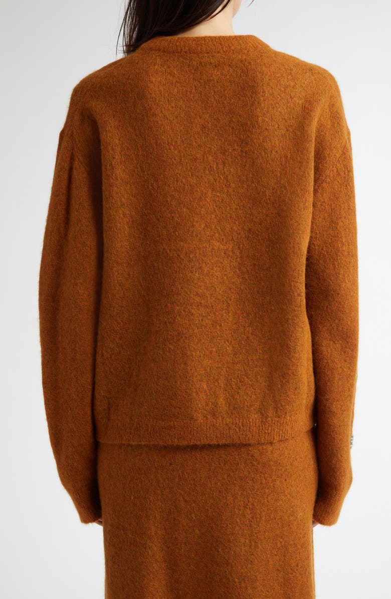 YanYan Fafa Embroidered Alpaca & Wool Blend Sweater, Alternate, color, 