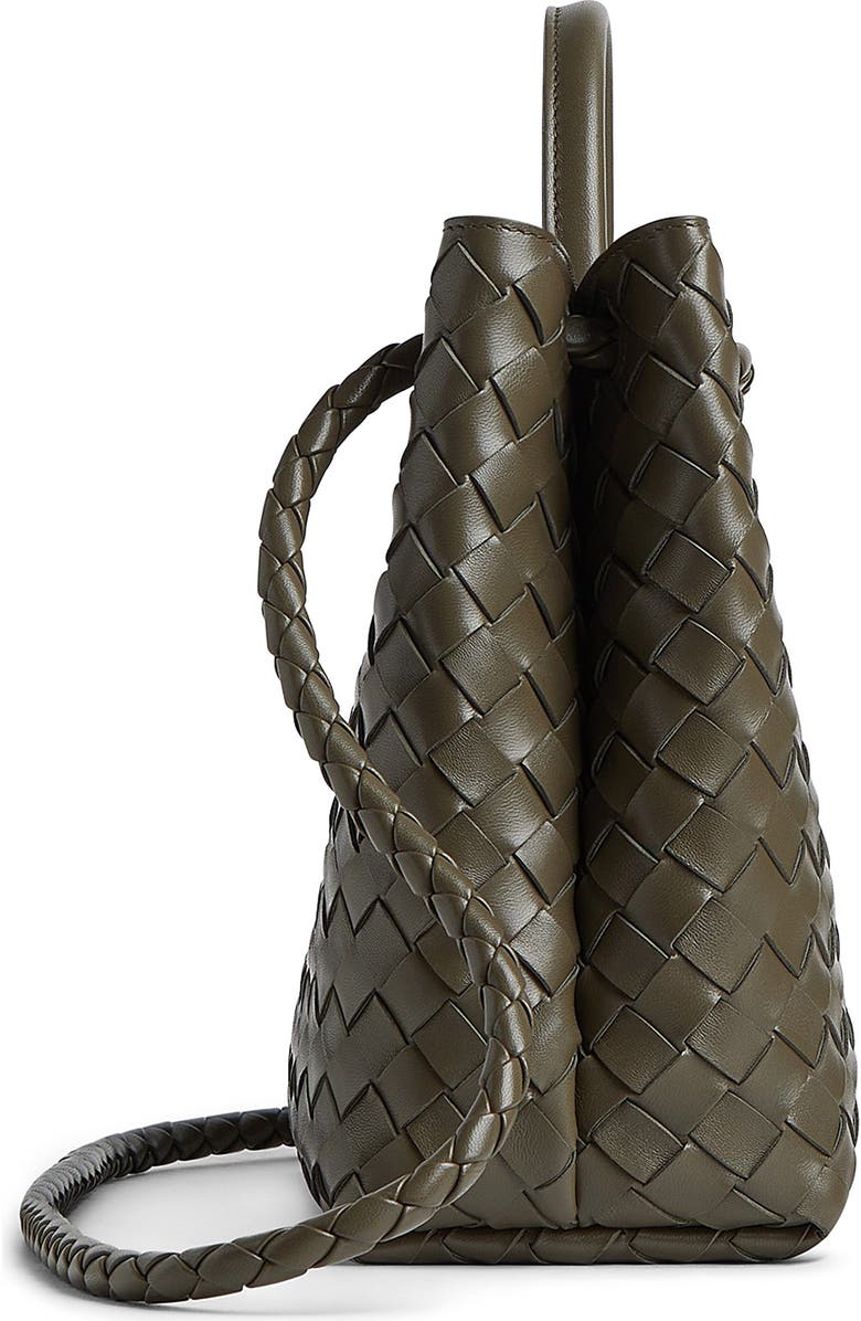 Bottega Veneta Medium Andiamo Intrecciato Shoulder Bag, Alternate, color, 3231 Cypress-M B-Cypress