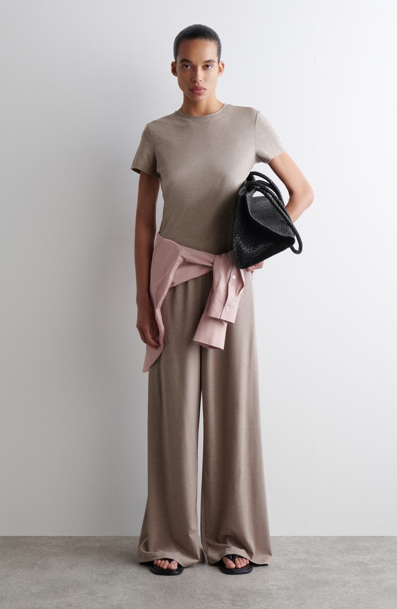 COS Draco Pull-On Pants, Alternate, color, White Dusty Light