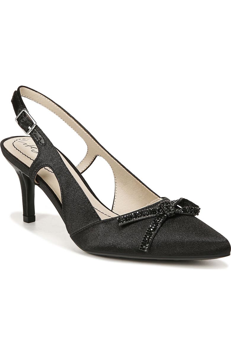 LifeStride Social Scene Crystal Slingback Pump, Main, color,