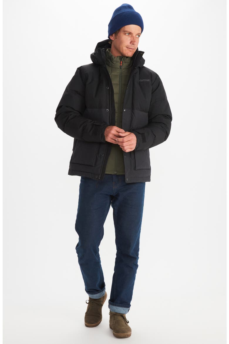Fordham Waterproof 700 Fill Power Down Puffer Jacket, Alternate, color, BLACK