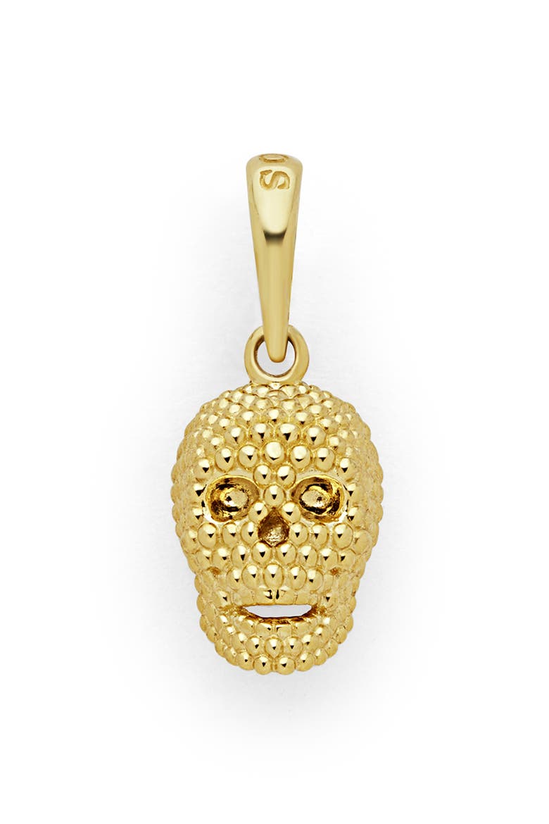 Men's Anthem Skull Pendant, Main, color, GOLD