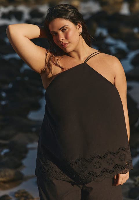 Eyelet Detail Top (Plus)