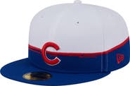 New Era Men's New Era  Royal/White Chicago Cubs Paint Stroke 59FIFTY Fitted Hat