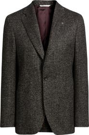 Jack Victor Myles Unconstructed Wool & Alpaca Blend Herringbone Sport Coat
