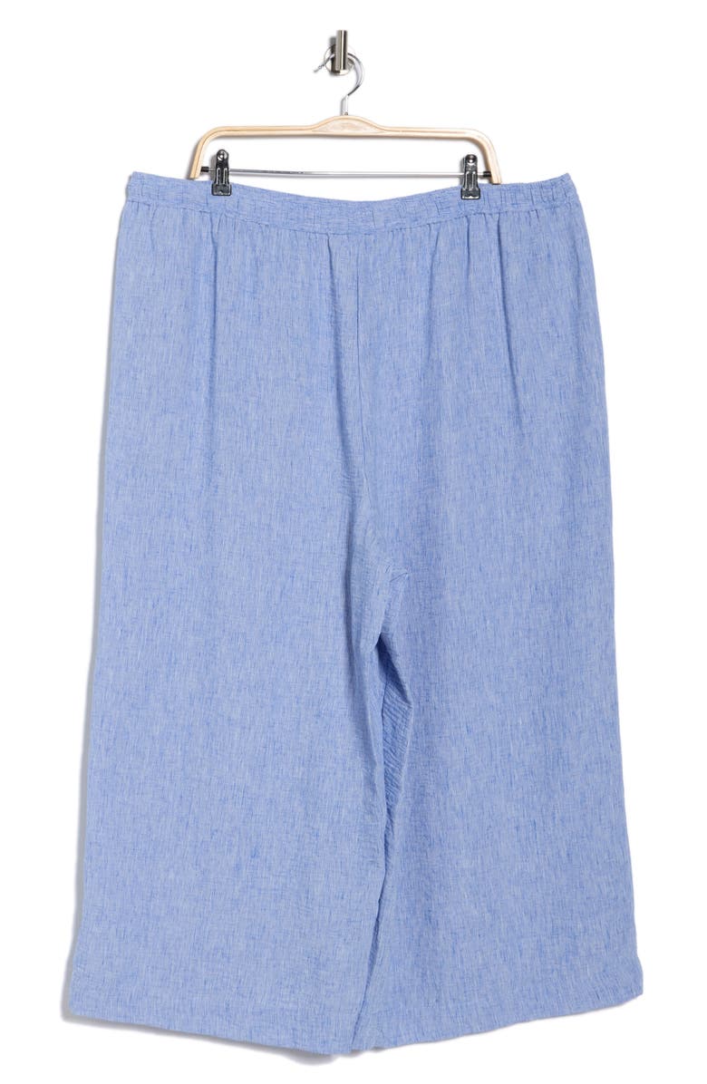 MAX STUDIO Crop Drawstring Pants, Alternate, color, Chmry493-Chambray