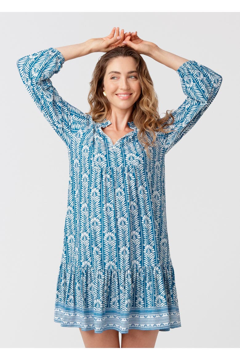 Relaxed Dress, Alternate, color, Harbor