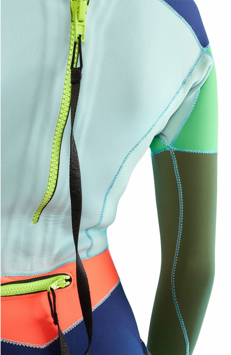 Cynthia Rowley Colorblock Wetsuit, Alternate, color, 