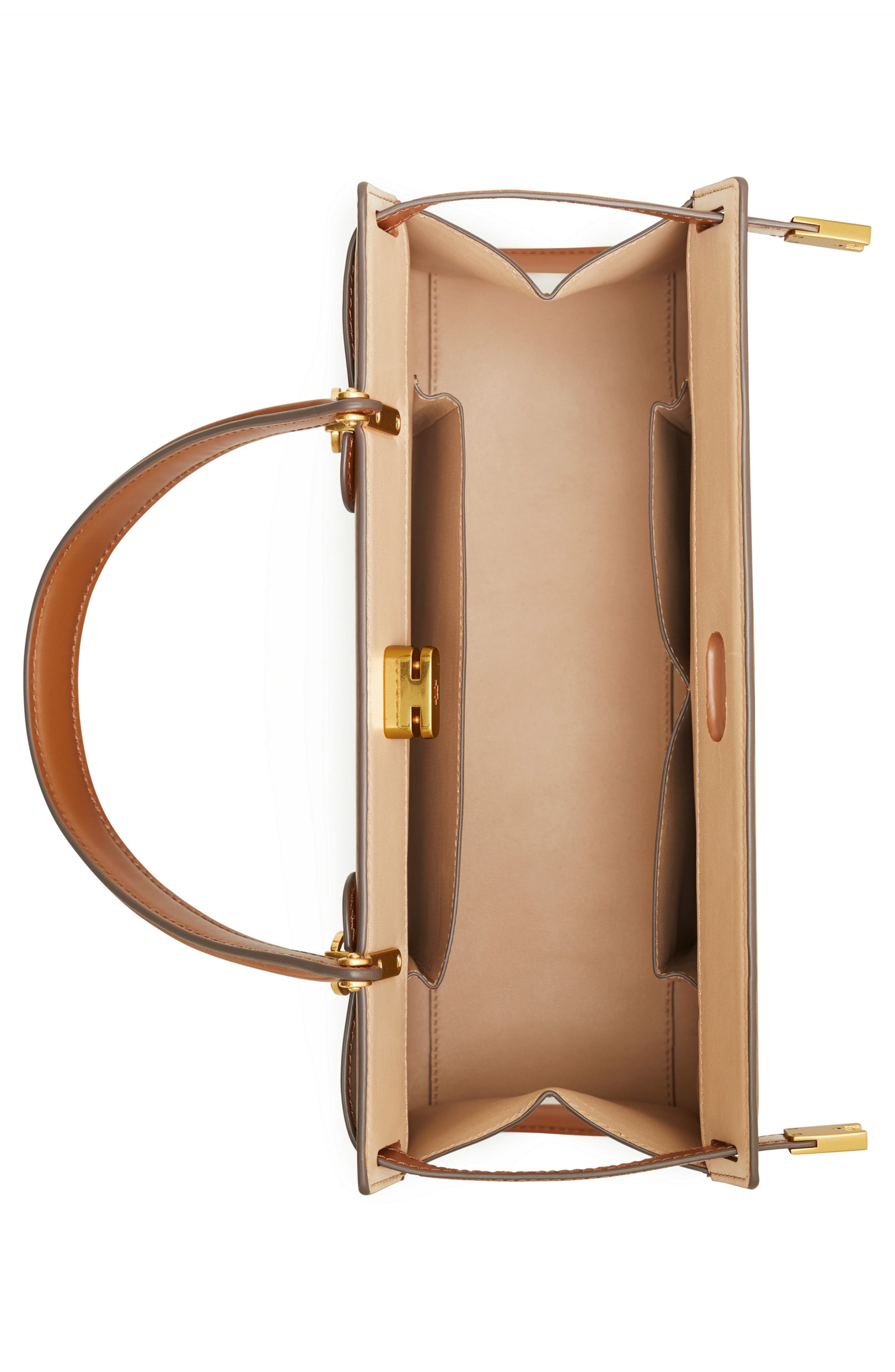 Large Lee Radziwill Leather Bag, Alternate, color, MOOSE