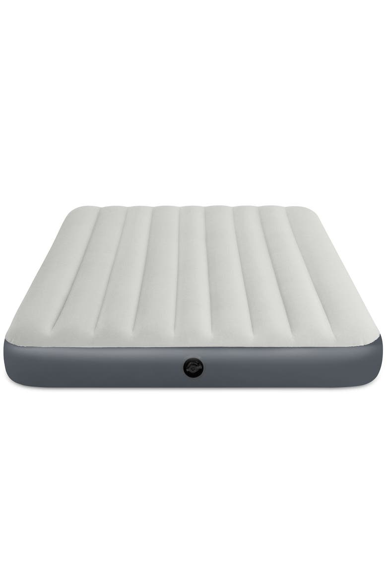 Intex Queen 10" Dura-Beam Fiber-Tech Air Mattress, Main, color, Gray