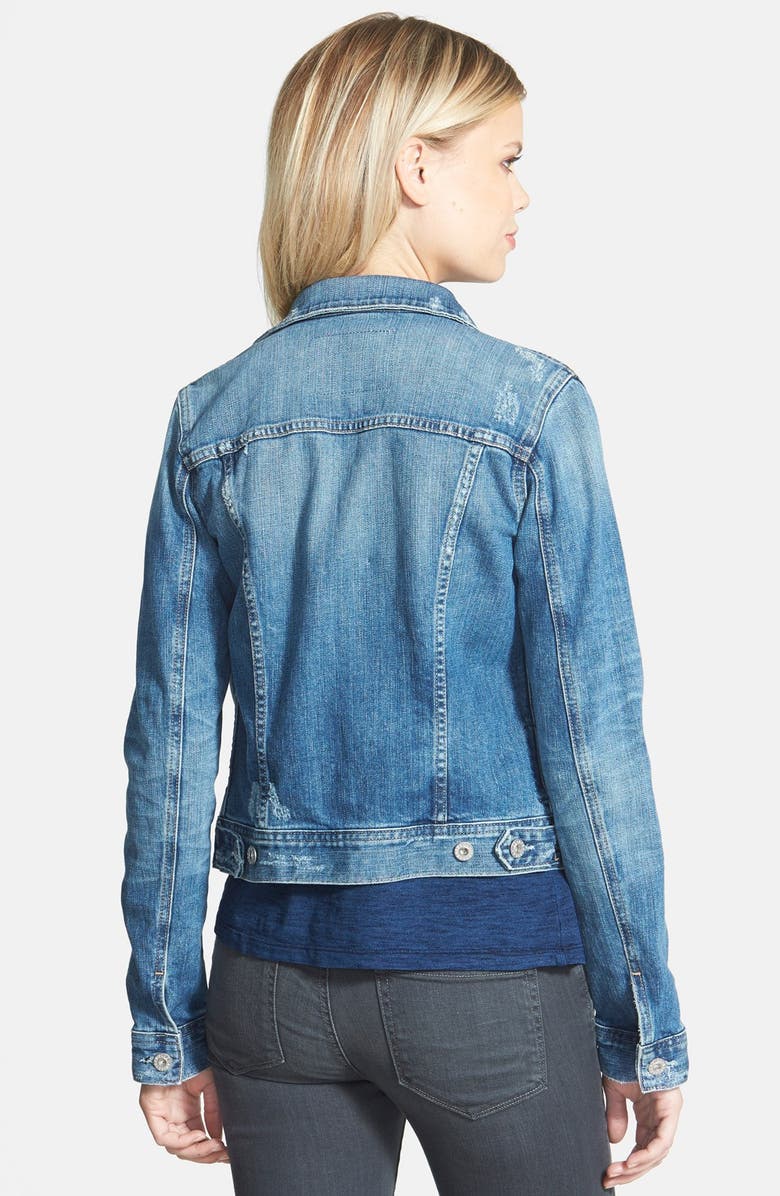 AG 'Robyn' Cropped Denim Jacket, Alternate, color, 