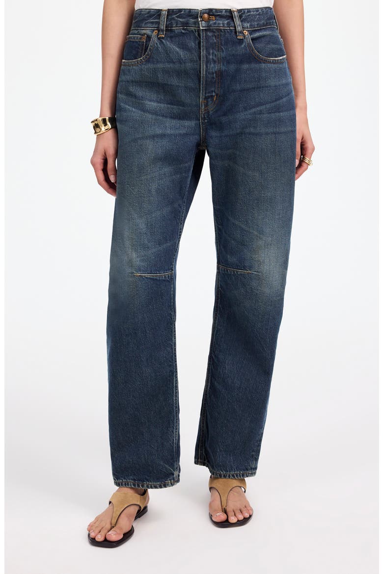 The Darted Barrel Leg Jeans, Alternate, color, DANVER WASH