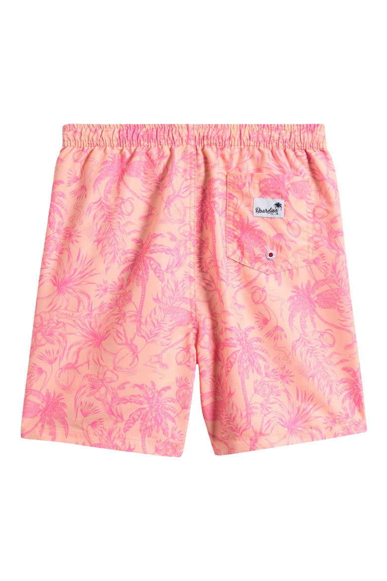Kids' Peach Please Swim Trunks, Alternate, color, PEACH