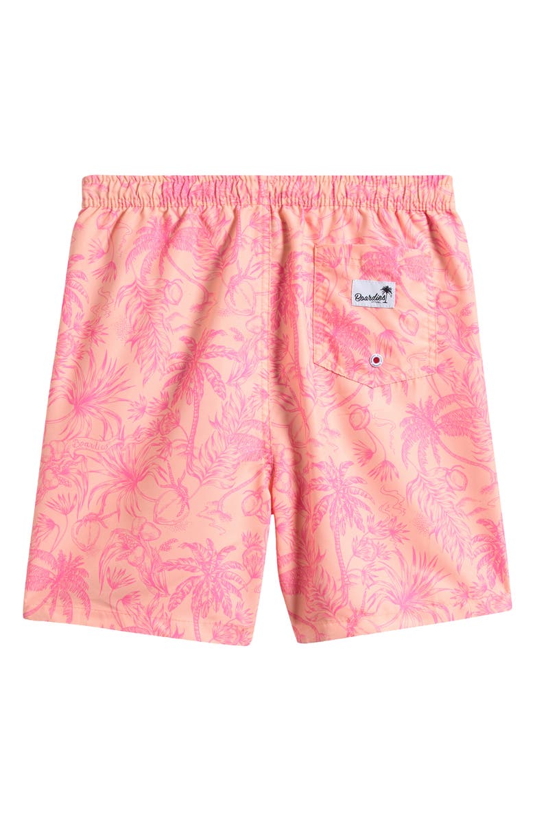 Boardies Kids' Peach Please Swim Trunks, Alternate, color, Peach