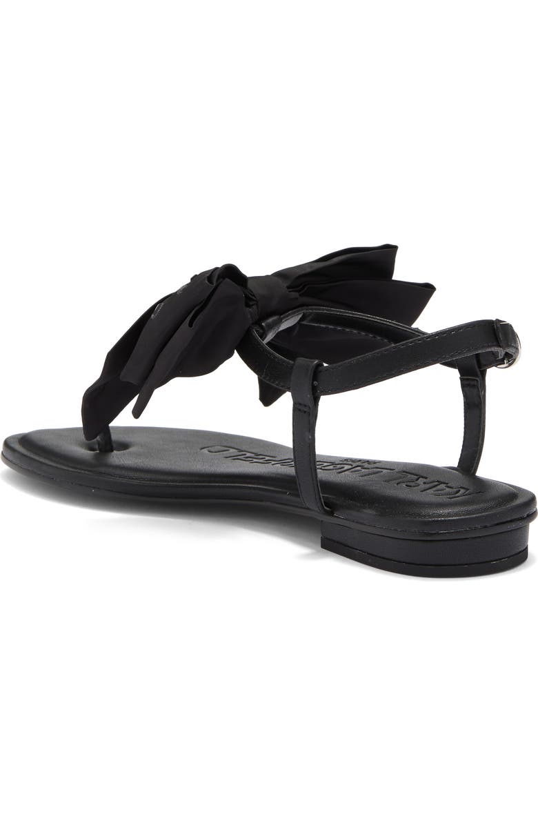 KARL LAGERFELD PARIS Cristi Bow Sandal, Alternate, color,