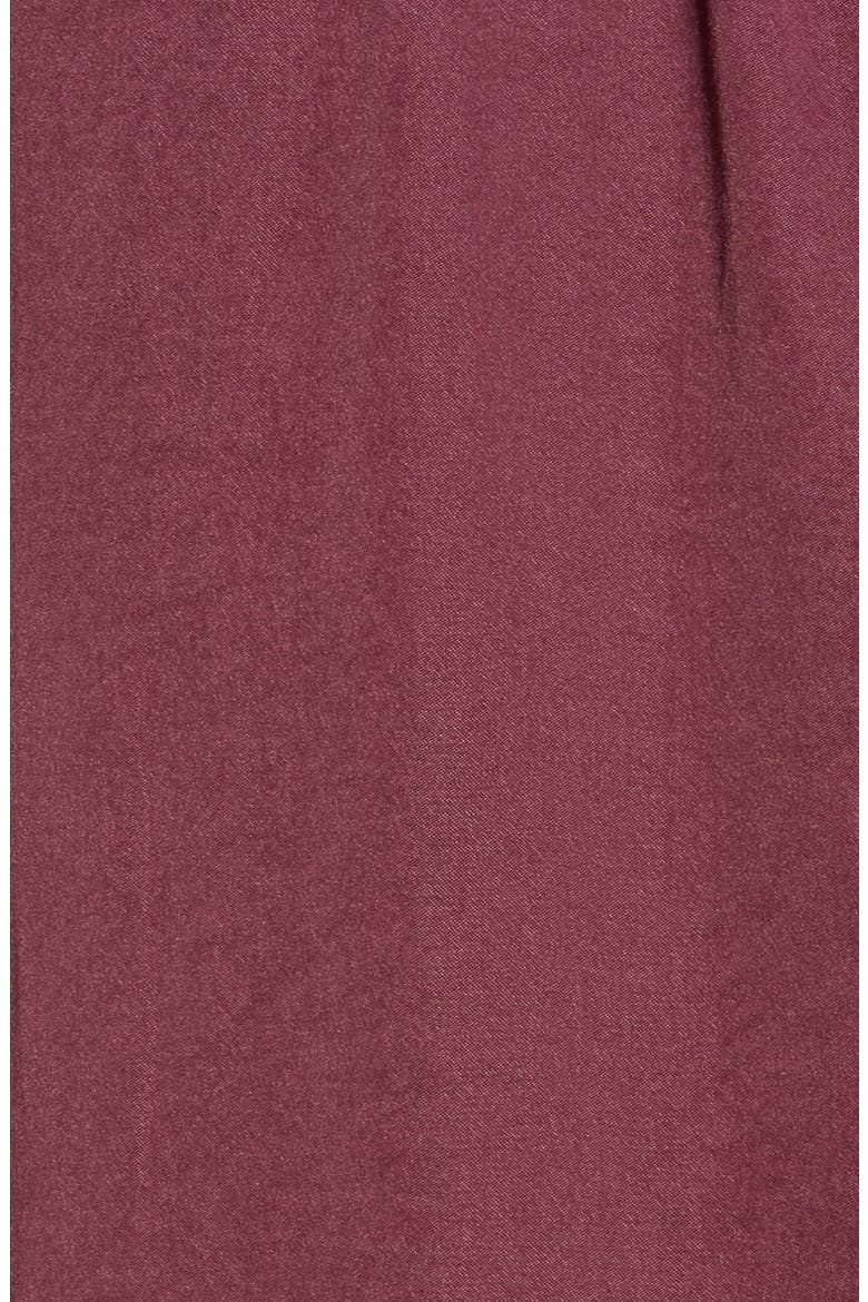 Washable Satin Jumpsuit, Alternate, color, BURGUNDY