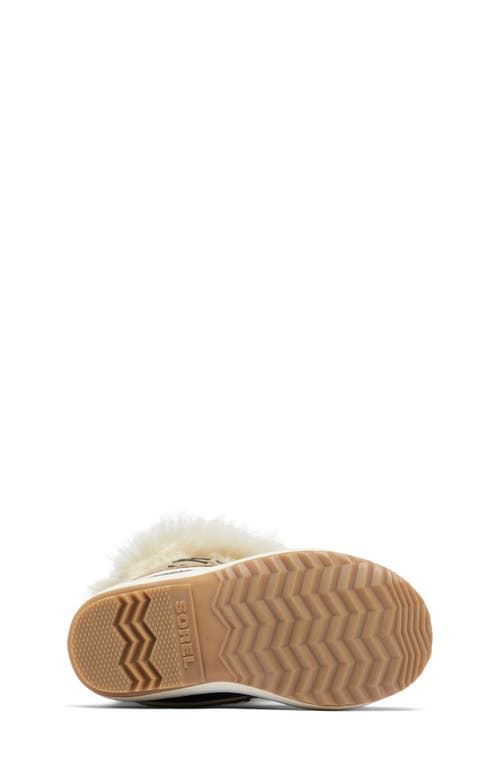 Sorel Kids' Joan Of Arc Waterproof Duck Boot In Omega Taupe/gum 2