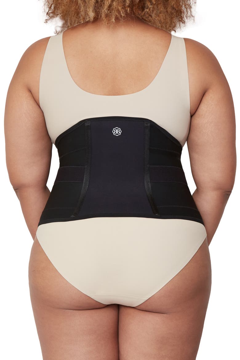 Postpartum Luxe Petite Belly Wrap, Alternate, color, BLACK