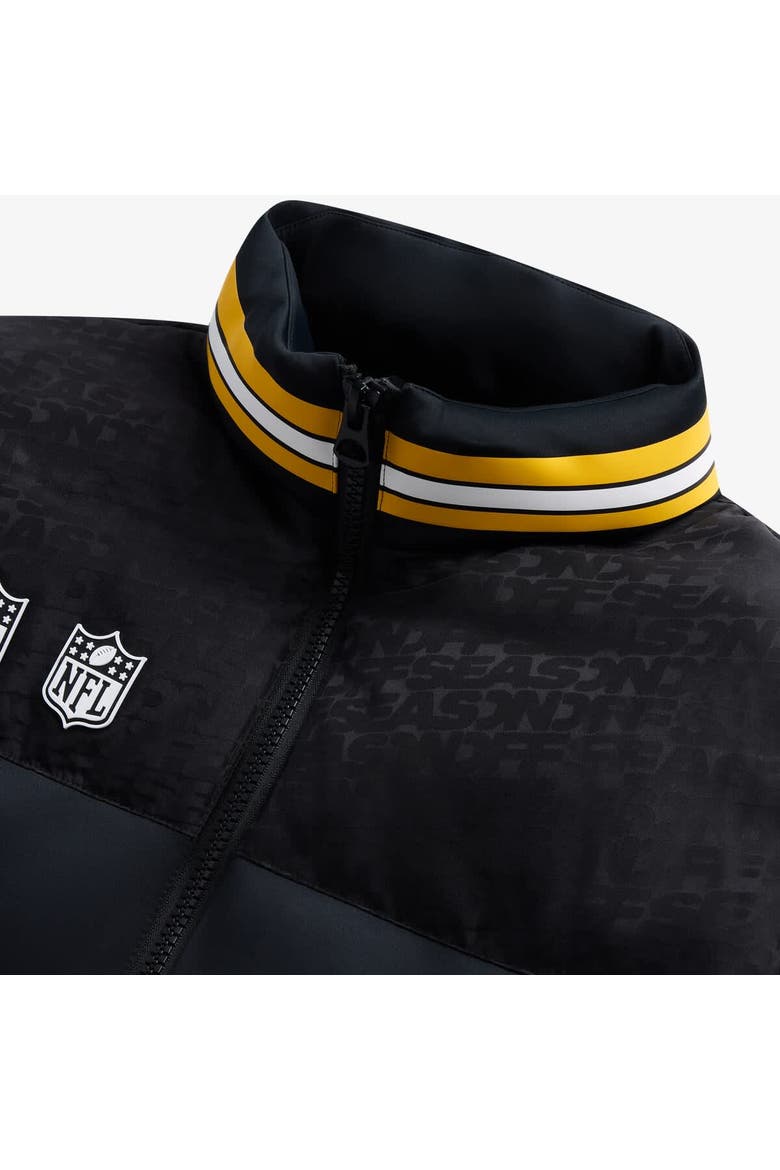 Unisex  Black Pittsburgh Steelers Team Puffer Jacket, Alternate, color, Black