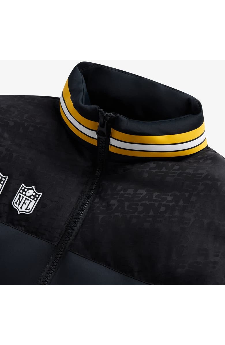 Off Season Unisex Black Pittsburgh Steelers Team Puffer Jacket, Alternate, color, Black