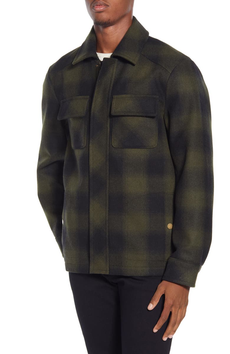 Pendleton Boulder Ombré Check Water Repellent Jacket, Alternate, color, 
