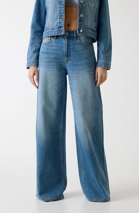Alba High Waist Wide Leg Jeans