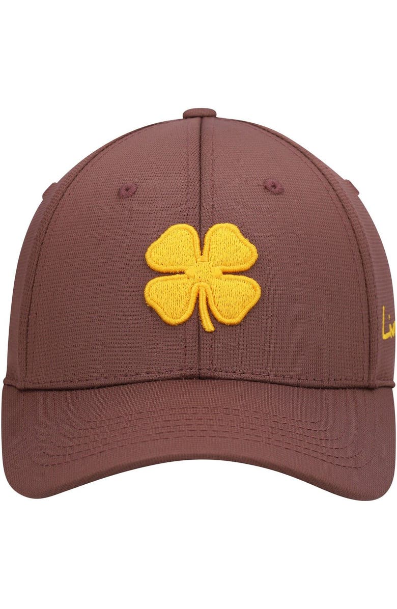 Black Clover Men's Brown Wyoming Cowboys Spirit Flex Hat, Alternate, color,