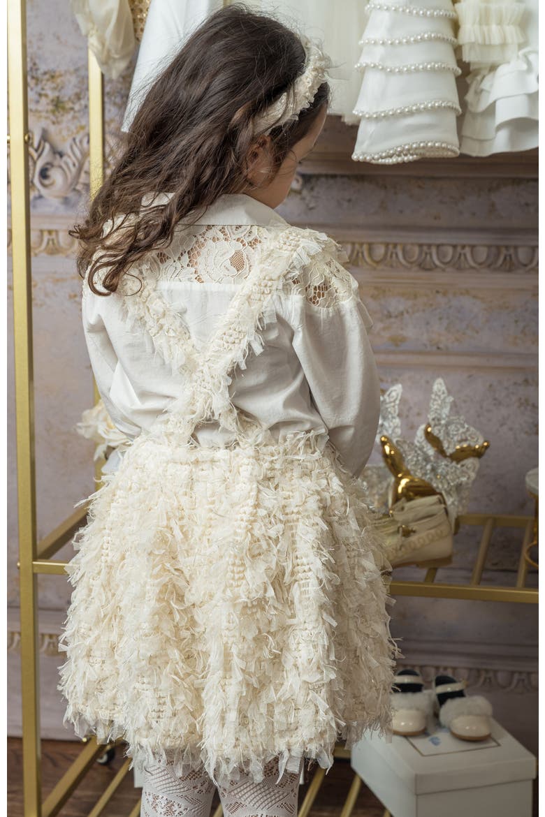 Ivanna Blouse and Skirt Set, Alternate, color, Ivory