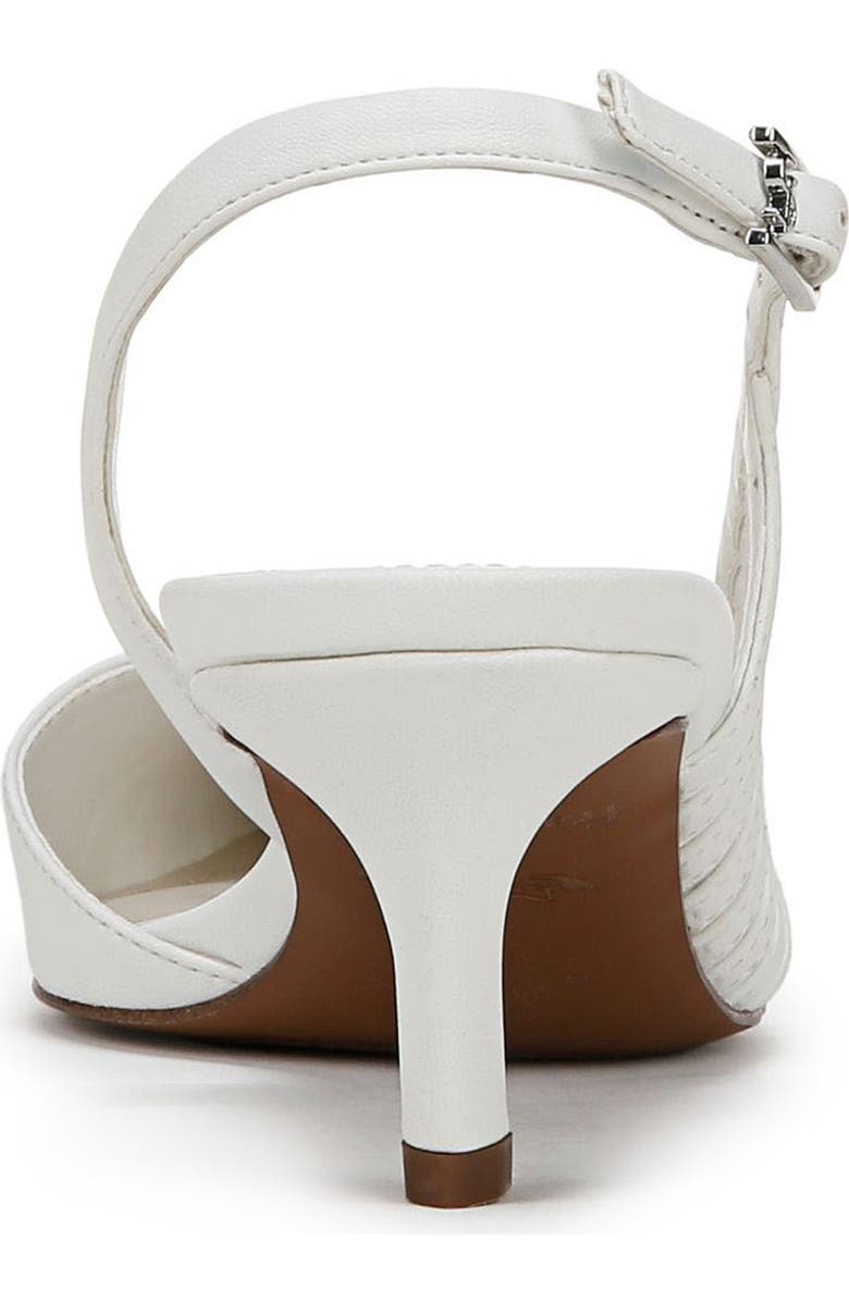 Franco Sarto Karina Slingback Pump, Alternate, color, Bright White