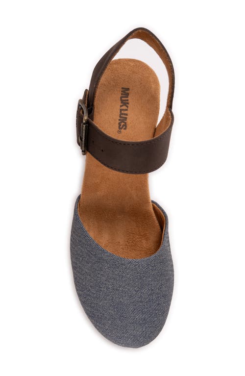 Muk Luks Merritt Quarter Strap Platform Pump In Multi