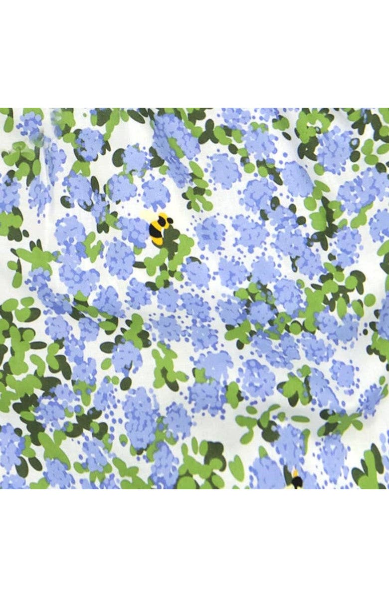 Busy Bees Gwynnie Romper Blue Hydrangea, Alternate, color, Blue Hydrangea