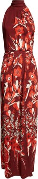 Johanna Ortiz Sacred Currents Floral Print Maxi Dress
